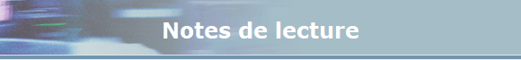 Notes de lecture